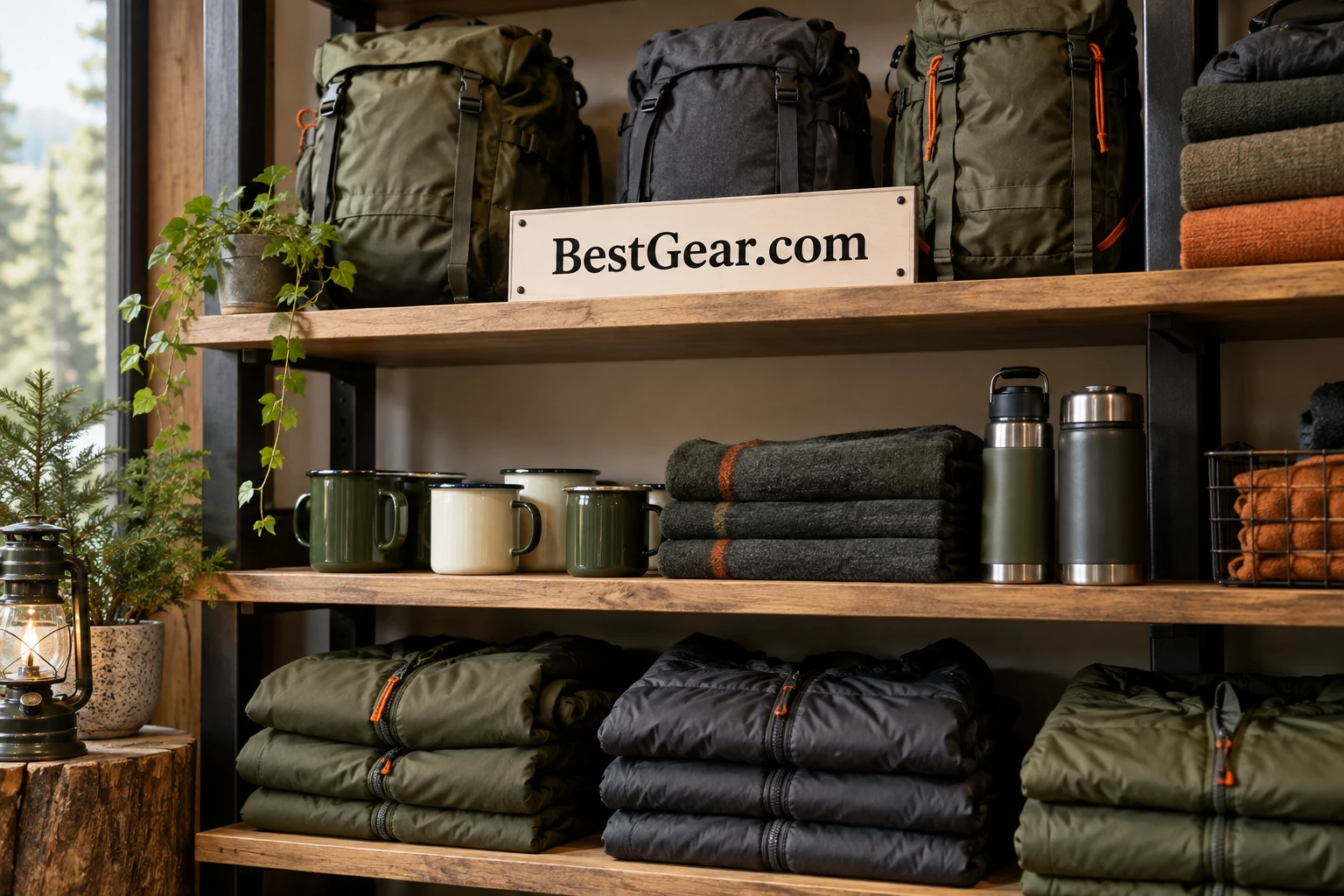 A specialist gear store concept featuring BestGear.com
